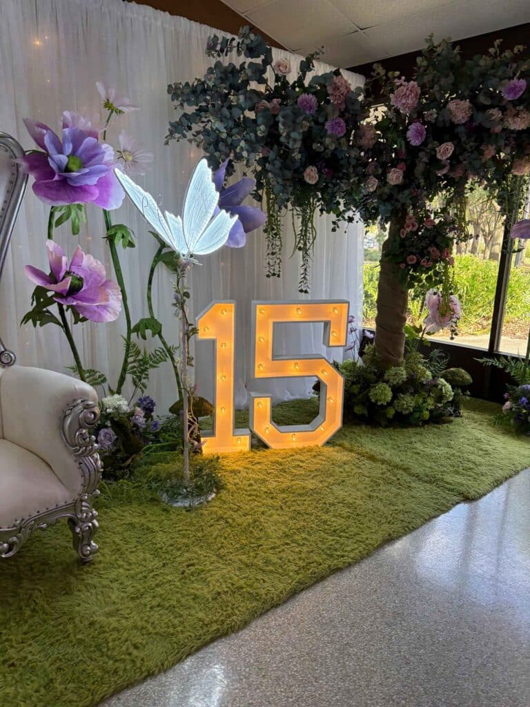 Reception styling by Amore Events II — Central Florida event planners