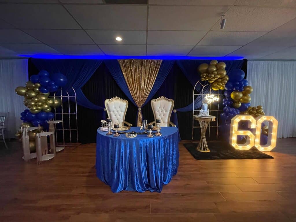 Birthday celebration setup by Amore Events II