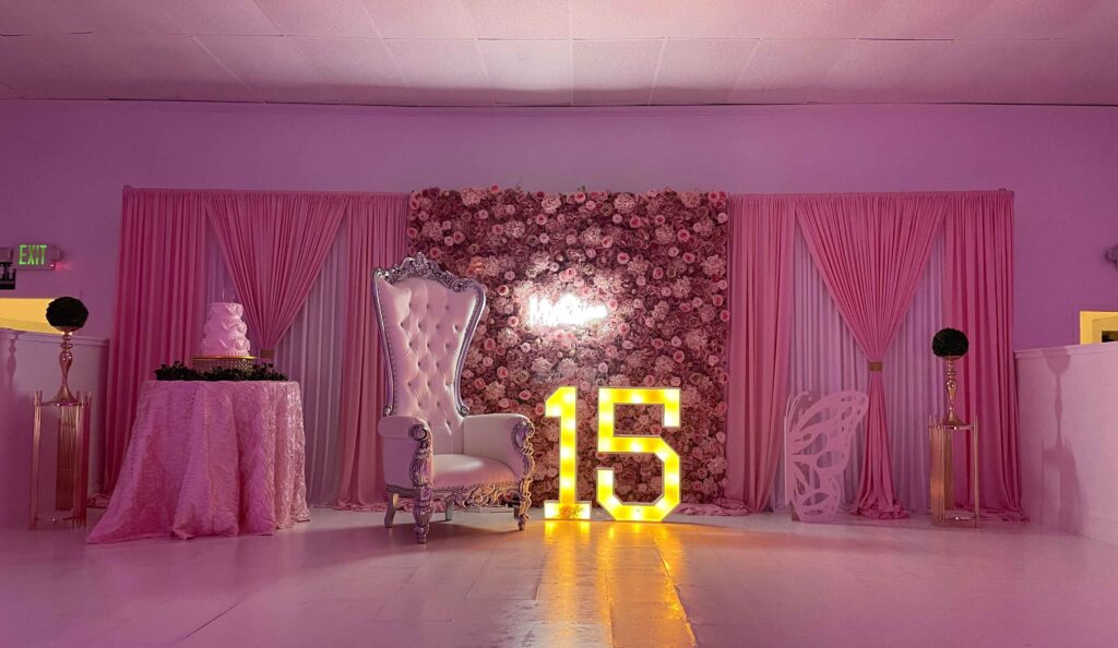 Reception styling by Amore Events II — Central Florida event planners