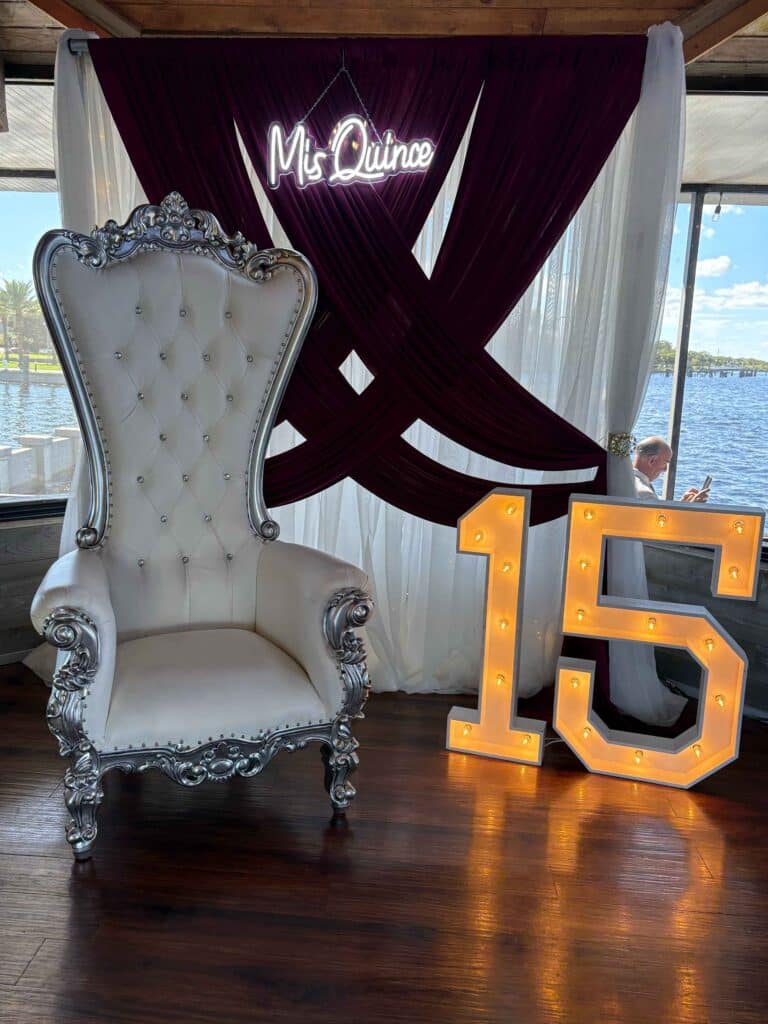 Event design and setup by Amore Events II in Seminole County, Florida