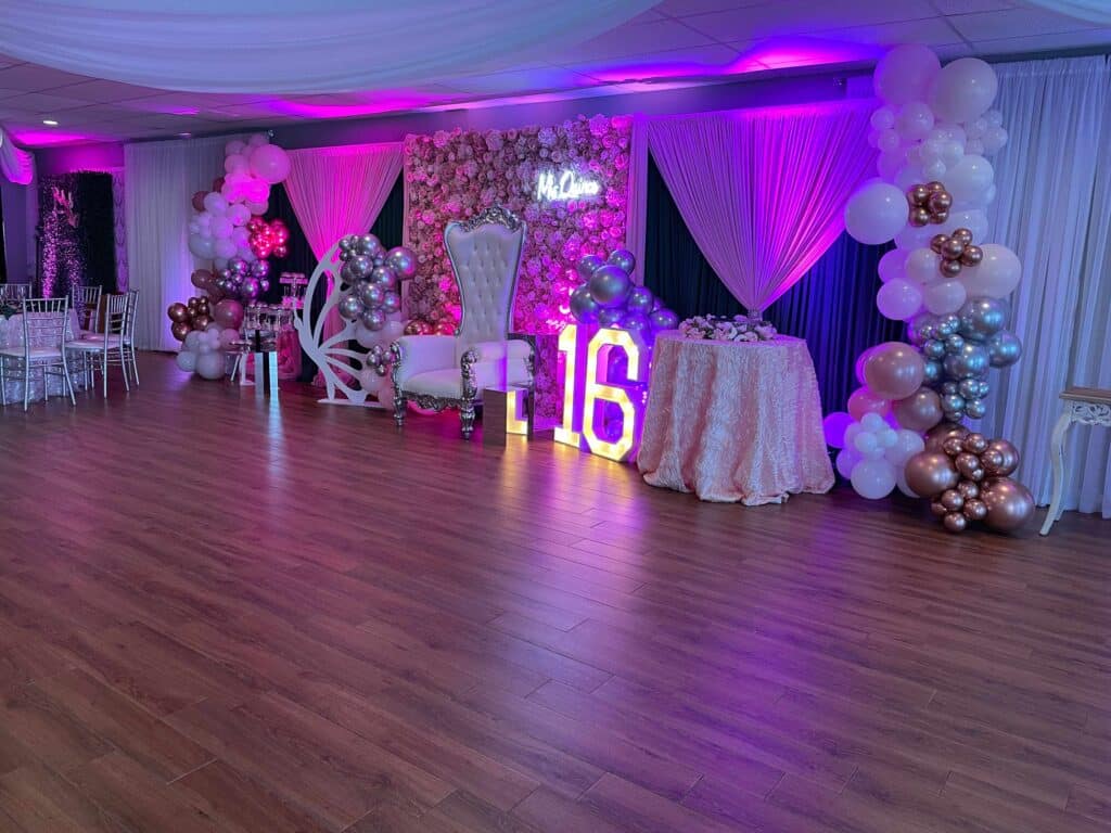 Event décor and centerpieces by Amore Events II, Casselberry FL