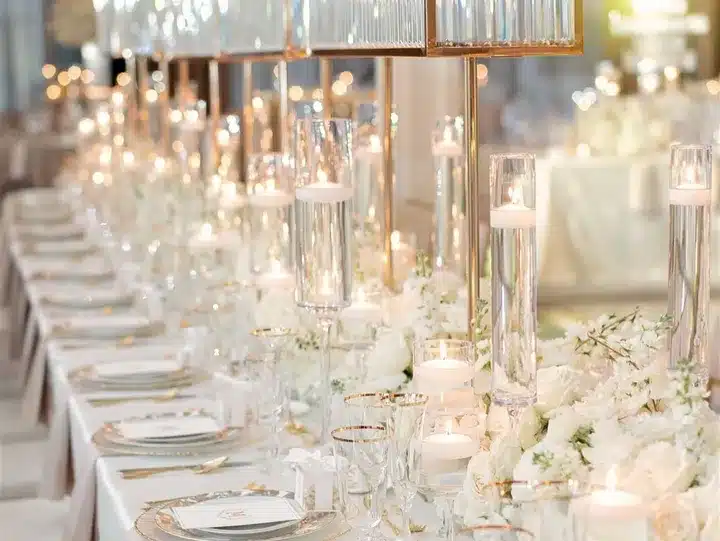 Table centerpiece and décor by Amore Events II — Central Florida